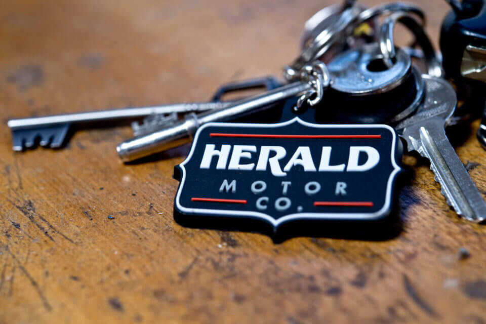 Herald Logo Keyring - Image 2