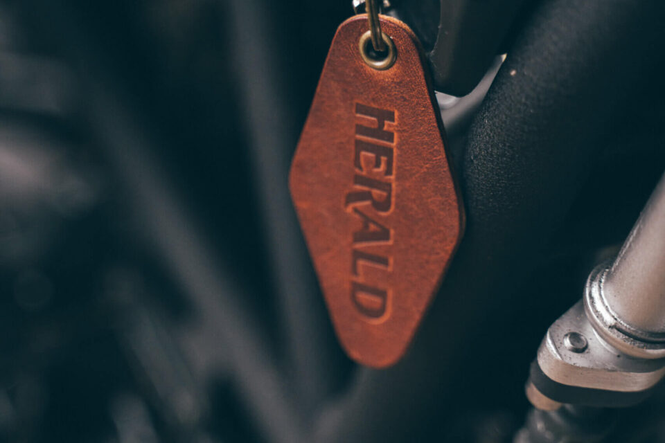 Herald Leather Keyring