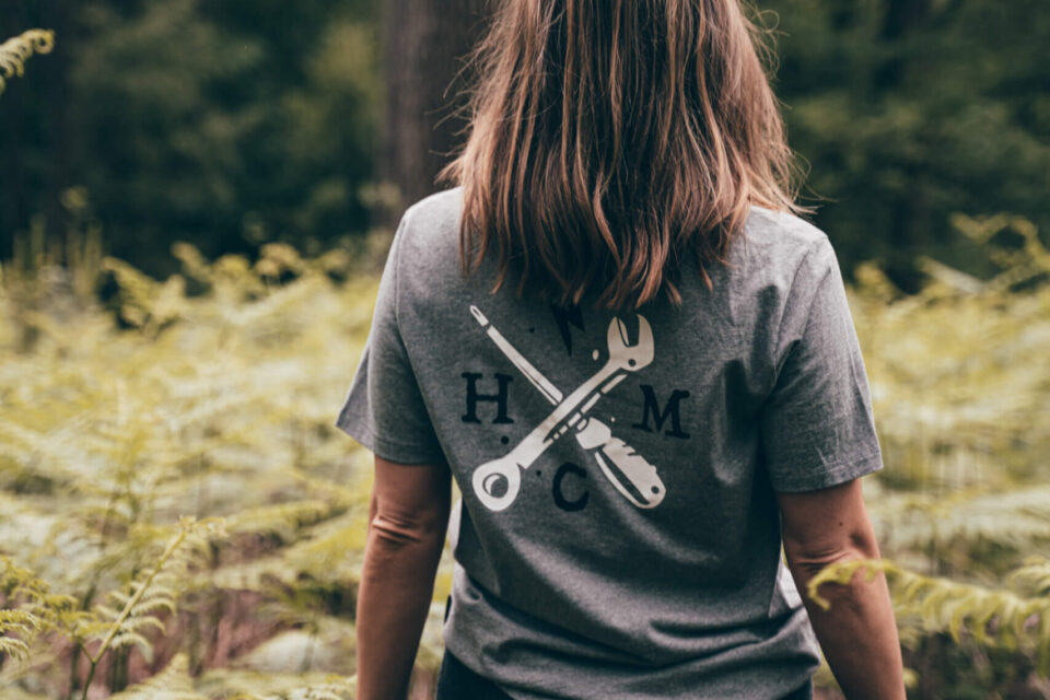 Crossed Tools Tee - Grey - Image 3