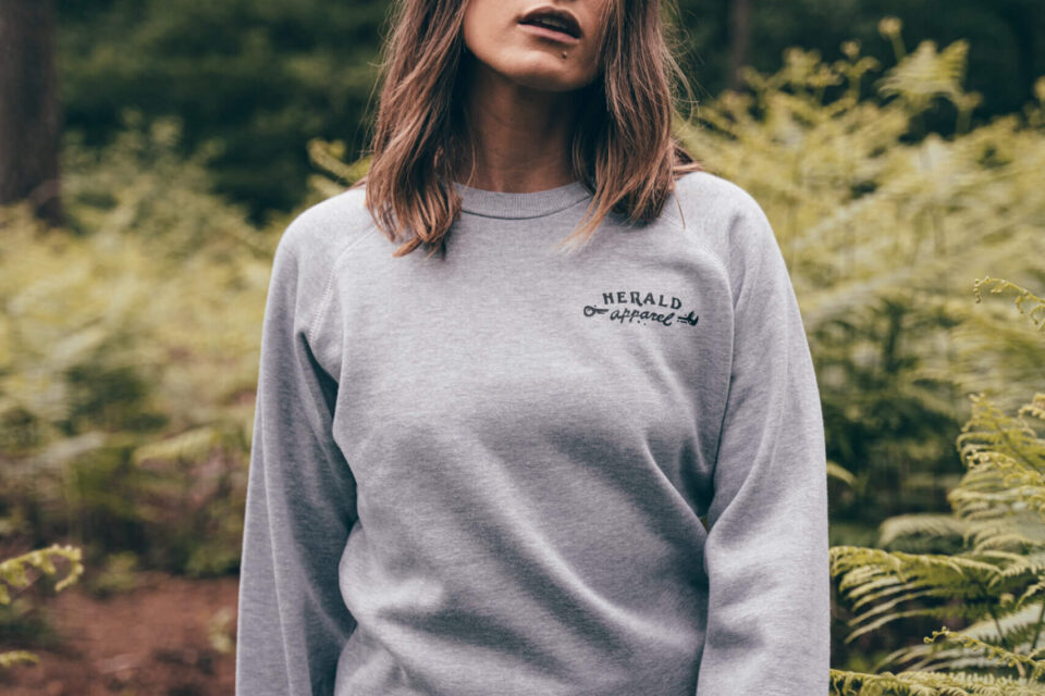 Herald Apparel Sweatshirt - Grey - Image 2