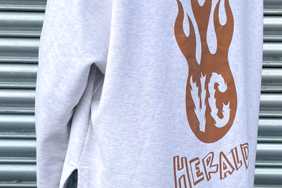 Herald x VC Sweat - Natural Heather Grey - Image 3